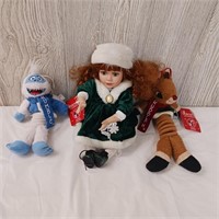 Animated Doll & Rudolph Characters