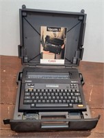 Canon battery op typestar 5 word processor -