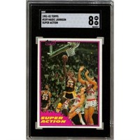 1981-82 Topps Magic Johnson 2nd Year Super Action