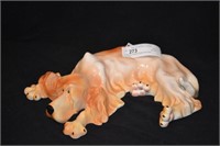 14" hand Painted Puppy Dog Figure