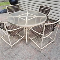 PATIO TABLE AND CHAIRS