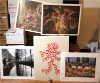 Group of Large Prints, Photos, A/P