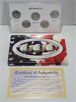2001 State Quarters Platinum Edition Set