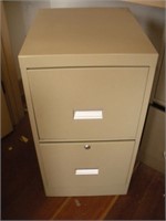 2 Drawer Metal Filing Cabinet 15x18x30