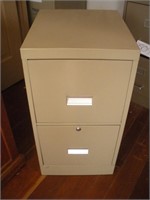 2 Drawer Metal Filing Cabinet 15x18x30