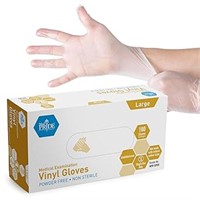 2 Pack MED PRIDE Medical Vinyl Examination Gloves