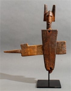 Bamana Mali Figural Wood Door Lock "Konbalabala"