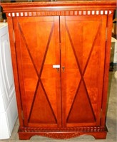 SOLID WOOD COMPUTER CABINET