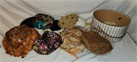 Vintage Women's Hats w/ Hat Box