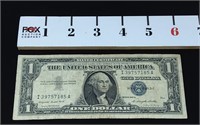 1957A Silver Certificate $1.00 (Normal Size)