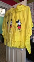Lot of 3 Disney  "Mickey Mouse“ Rain Ponchos