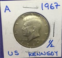 U.S. 1967 Silver 1/2 Dollar