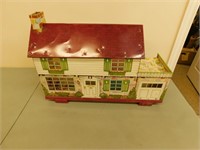 Vintage metal dollhouse 8X25X20