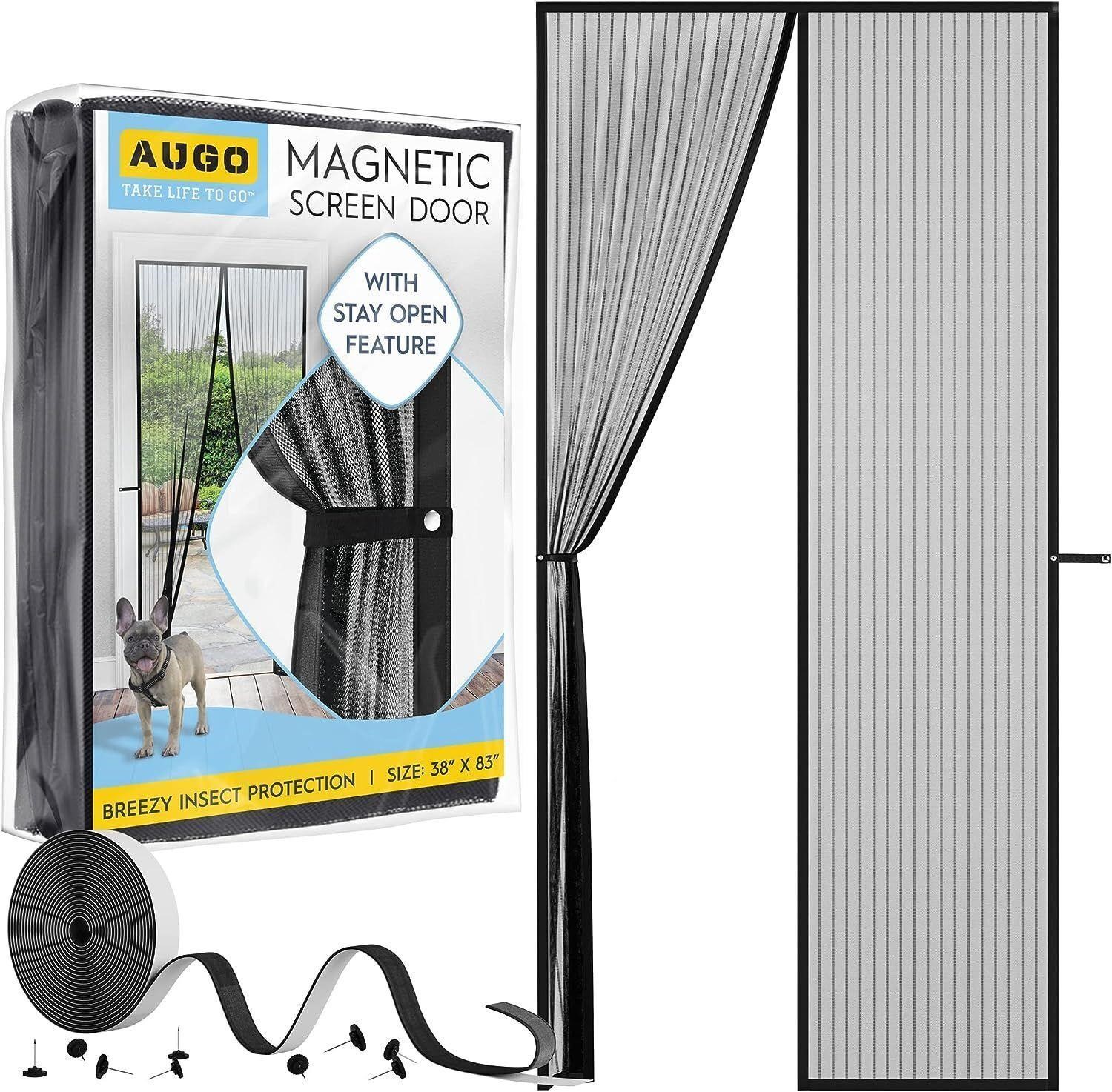 AUGO Magnetic Screen Door - Self Sealing
