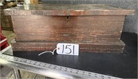 Antique 26x13x10 Wooden Tool Box