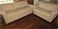 Lazy Boy Couch & Loveseat Couch is 7'