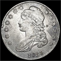 1835 O -103 Capped Bust Half Dollar NEARLY