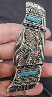 Franklin Mint Collector Knife Mexican Aztec w Case