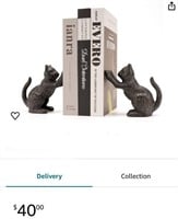 Ambipolar Decorative Cat Theme Bookend, Heavy