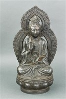 Chinese Ming Bronze Guanyin Figure