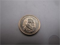 Golden James Madison US Mint Dollar Coin