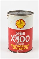 SHELL X-100 10W30 MULTIGRADE OIL LITRE FIBRE CAN