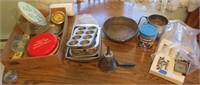 Cupcake tins, misc. kitchen items