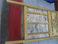 maidrite 2072 24" metal wash board