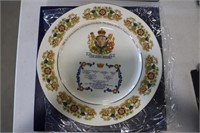 AYNSLEY "THE QUEEN MOTHER" COLLECTOR PLATE