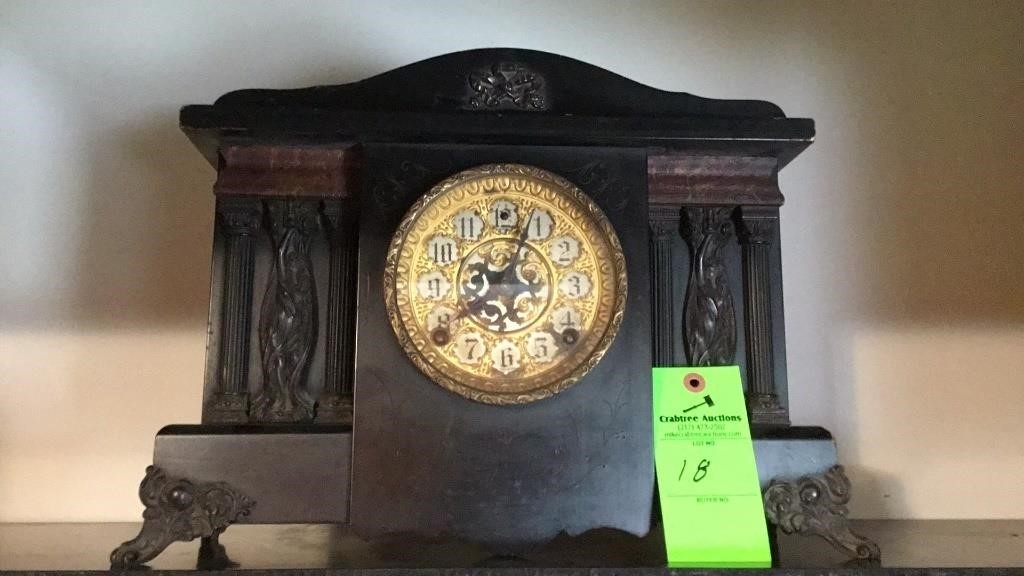 Antique mantle clock