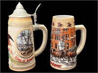 Budweiser Beer Steins