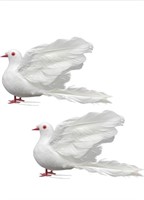 (New) Artificial Simulation Foam Bird,White