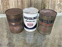 3 HAVOLINE CANS