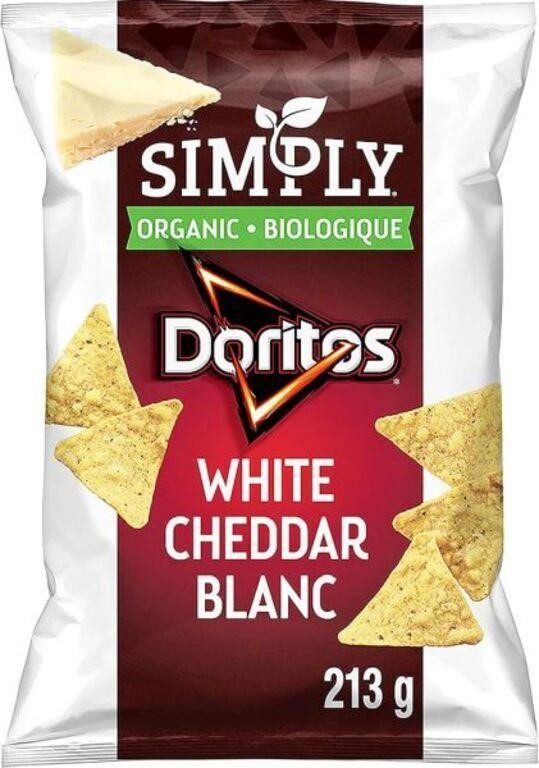 9-Pk Simpy Doritos White Cheddar Tortilla Chips,