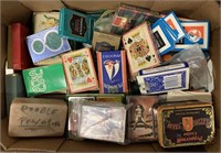 Large box of various Playing Cards