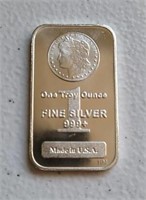 One Ounce Silver Bar: Morgan