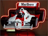 1993 Marlboro Racing Neon Light: 43" x 28"