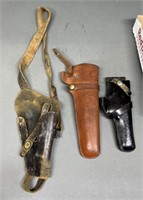3 - Leather Holsters