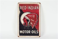 MODERN RED INDIAN MOTOR OILS SST SIGN