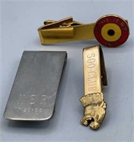 Tie bars and money clip