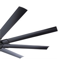 $299  Fanimation 72-in Matte Black LED Ceiling Fan