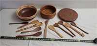 Wooden Bowls & Utensils