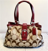 Coach signature tote purse "Soho" F19253