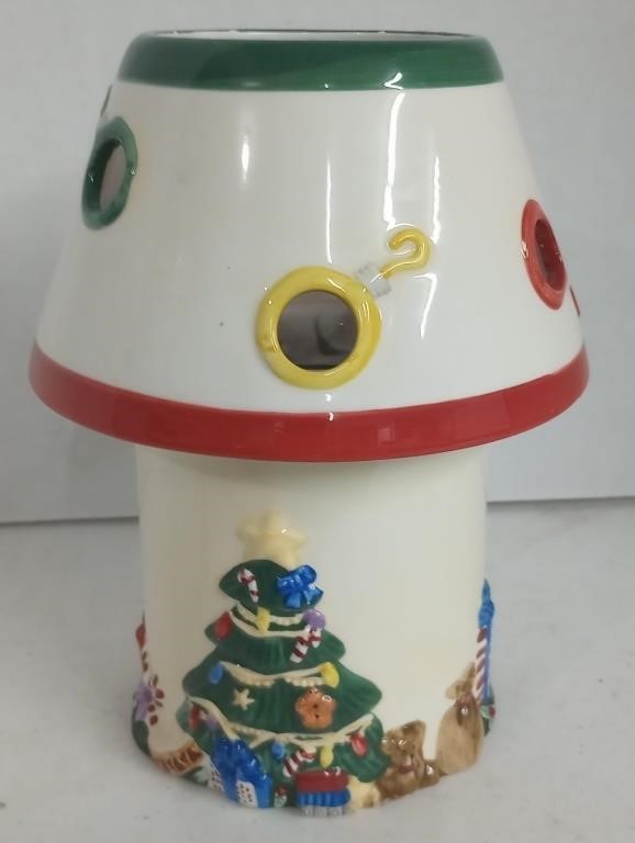 Christmas candle lamp