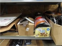Contents on shelf. Assorted auto parts & take offs