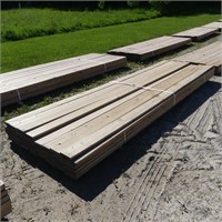 62 pcs. 5/4" x 6" x 12' CEDAR DECK LUMBER