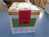 Food Storage Containers Set w/ Lids - 18 PCS