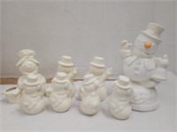 Ceramic Snowmen 8