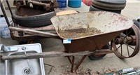 Antique wheelbarrow