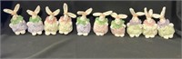 Easter Bunny Figurines (10 total)